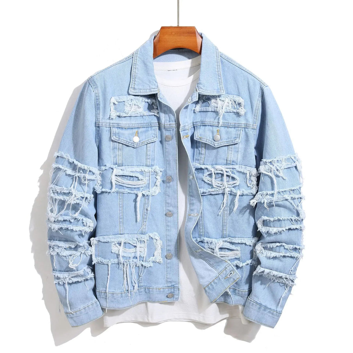 Fray Denim Jacket 0