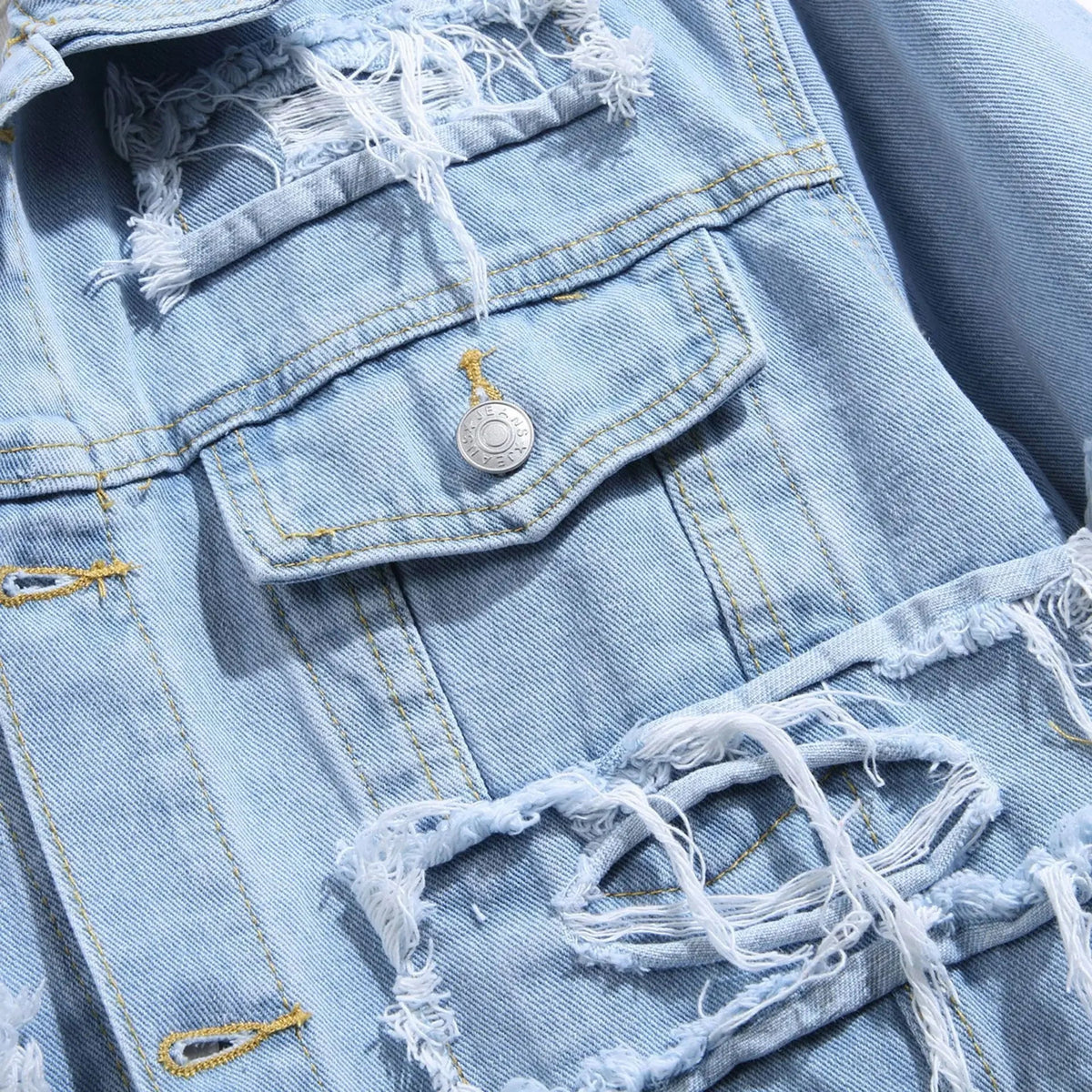 Fray Denim Jacket 3