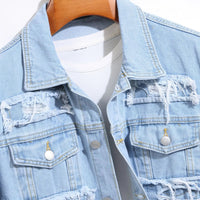 Fray Denim Jacket 6