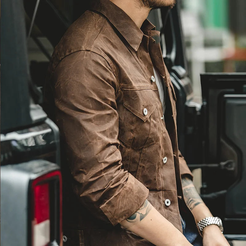 Maden Oil Wax Jacket 1