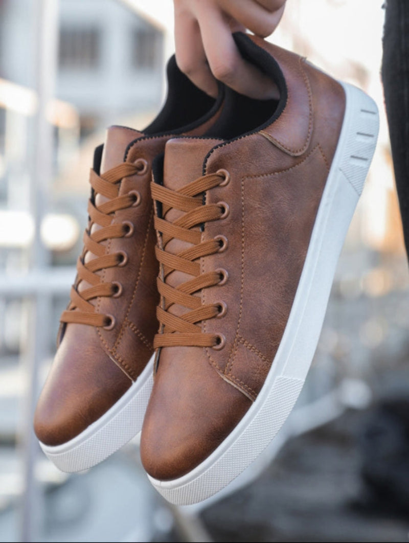 Heritage Walks Leather Sneakers