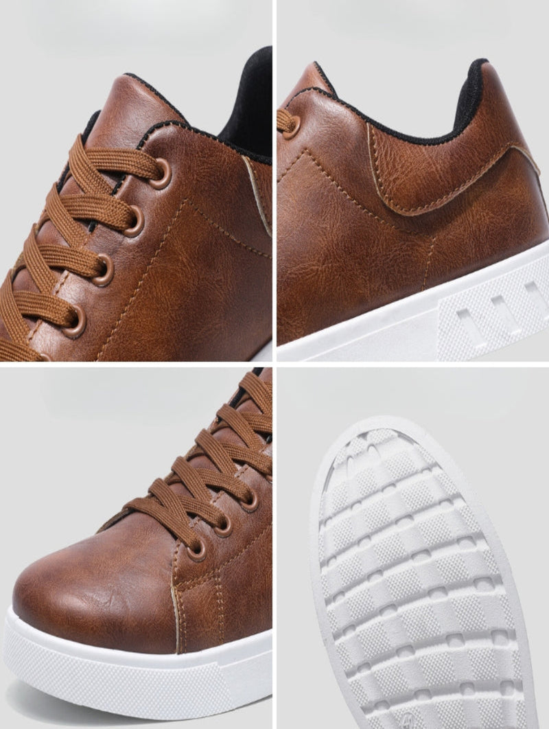 Heritage Walks Leather Sneakers