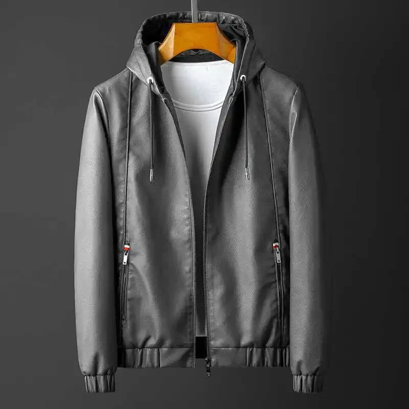 Rave Hooded Leather Jacket 2