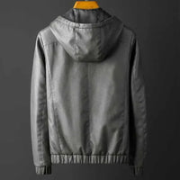 Rave Hooded Leather Jacket 3