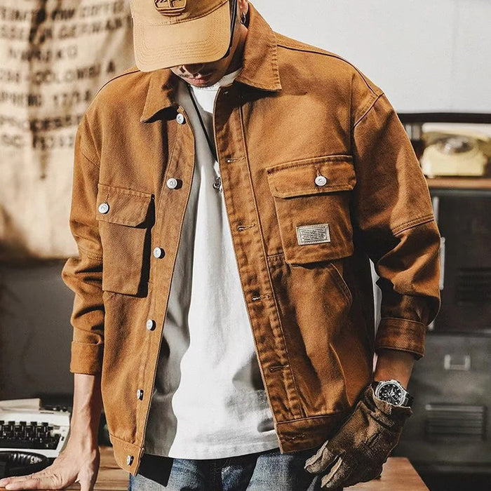 Rugged Canvas Work Jacket 1