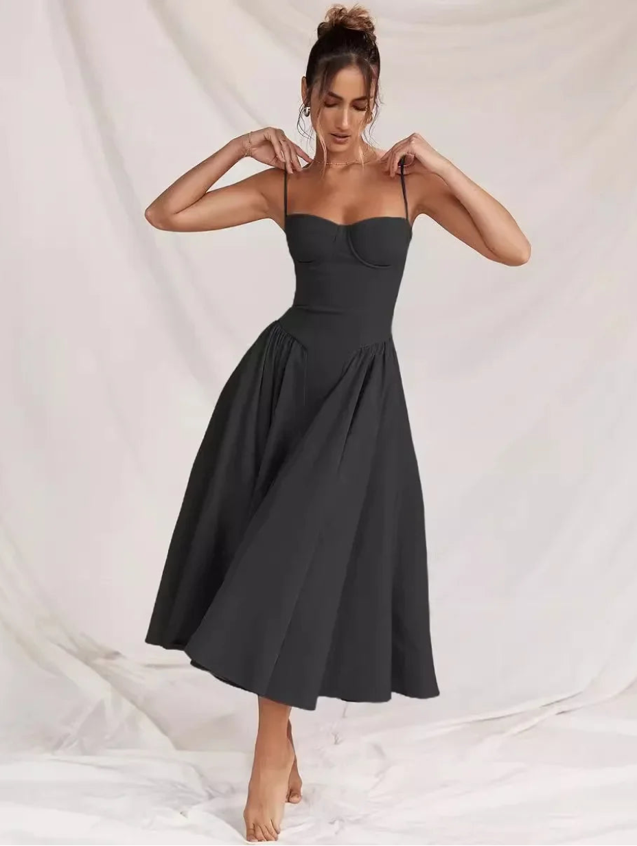 Elegance Vintage™ Midi Dress