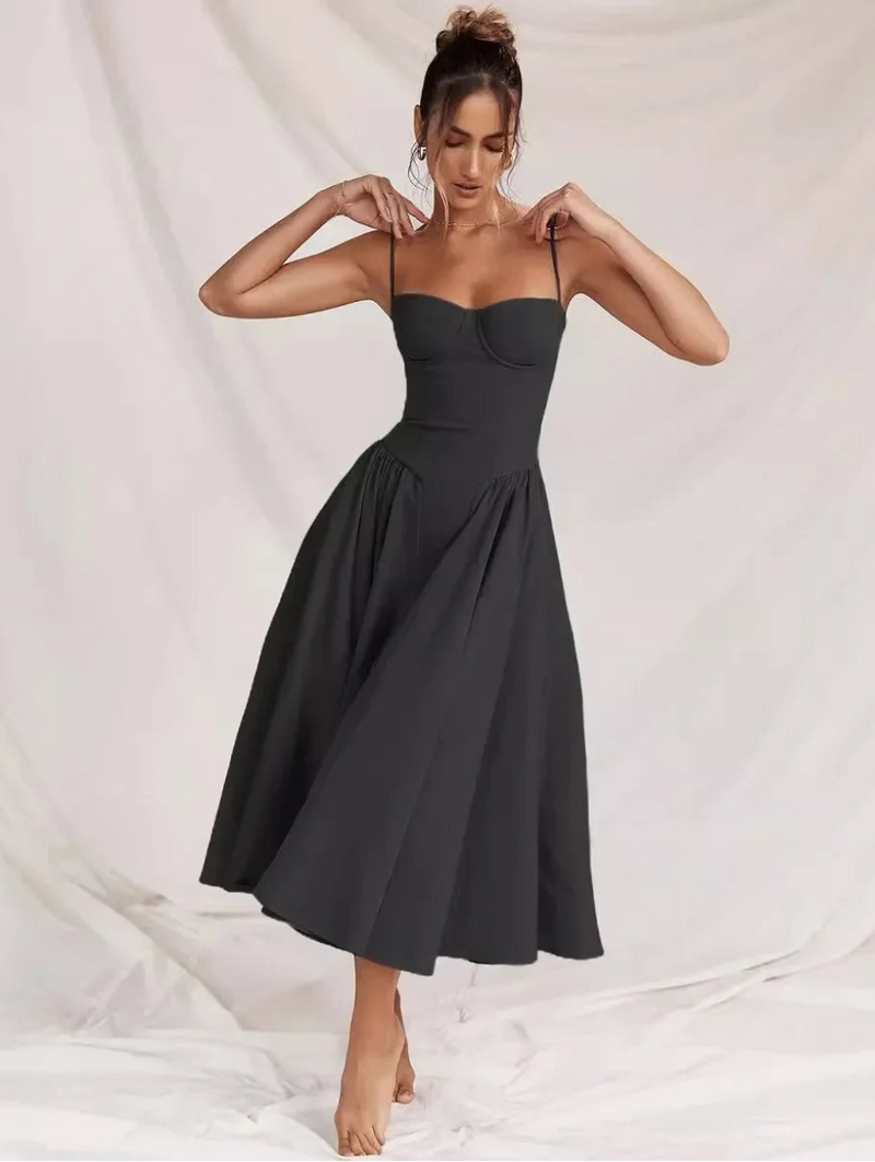 Elegance Vintage™ Midi Dress