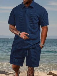 EVOFIT™ Summer Jacquard Polo Set