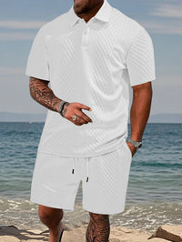 EVOFIT™ Summer Jacquard Polo Set