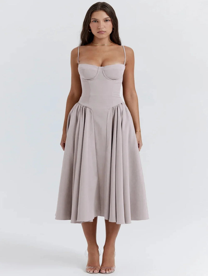 Elegance Vintage™ Midi Dress