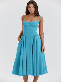 Elegance Vintage™ Midi Dress