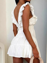 LUXEVERA™ Ruffle Mini Dress