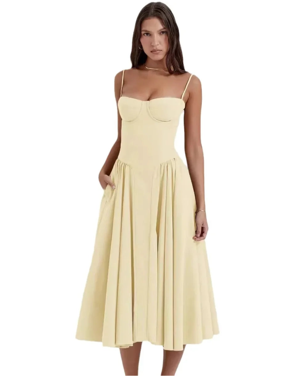 Elegance Vintage™ Midi Dress