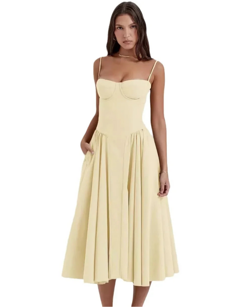 Elegance Vintage™ Midi Dress