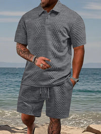 EVOFIT™ Summer Jacquard Polo Set