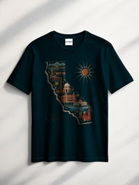 UNIQUE SUPIMA® COTTON "CALIFORNIA STATE" T-SHIRT