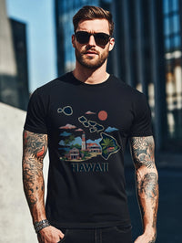 UNIQUE SUPIMA® COTTON "HAWAII STATE" T-SHIRT