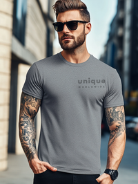 UNIQUE PREMIUM SUPIMA® COTTON T-SHIRT - GREY