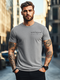 UNIQUE PREMIUM SUPIMA® COTTON T-SHIRT - GREY