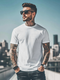 UNIQUE PREMIUM SUPIMA® COTTON T-SHIRT - WHITE