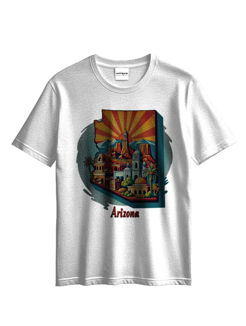 UNIQUE SUPIMA® COTTON "ARIZONA STATE" T-SHIRT